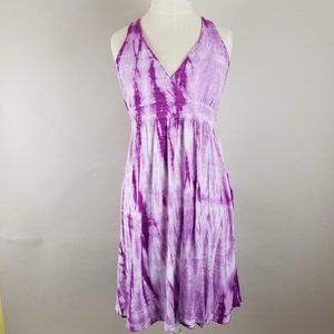 INC International Concepts Purple Tie Dye Dress